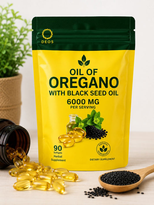OREGANO OIL + BLACK SEED OIL 6000 MG